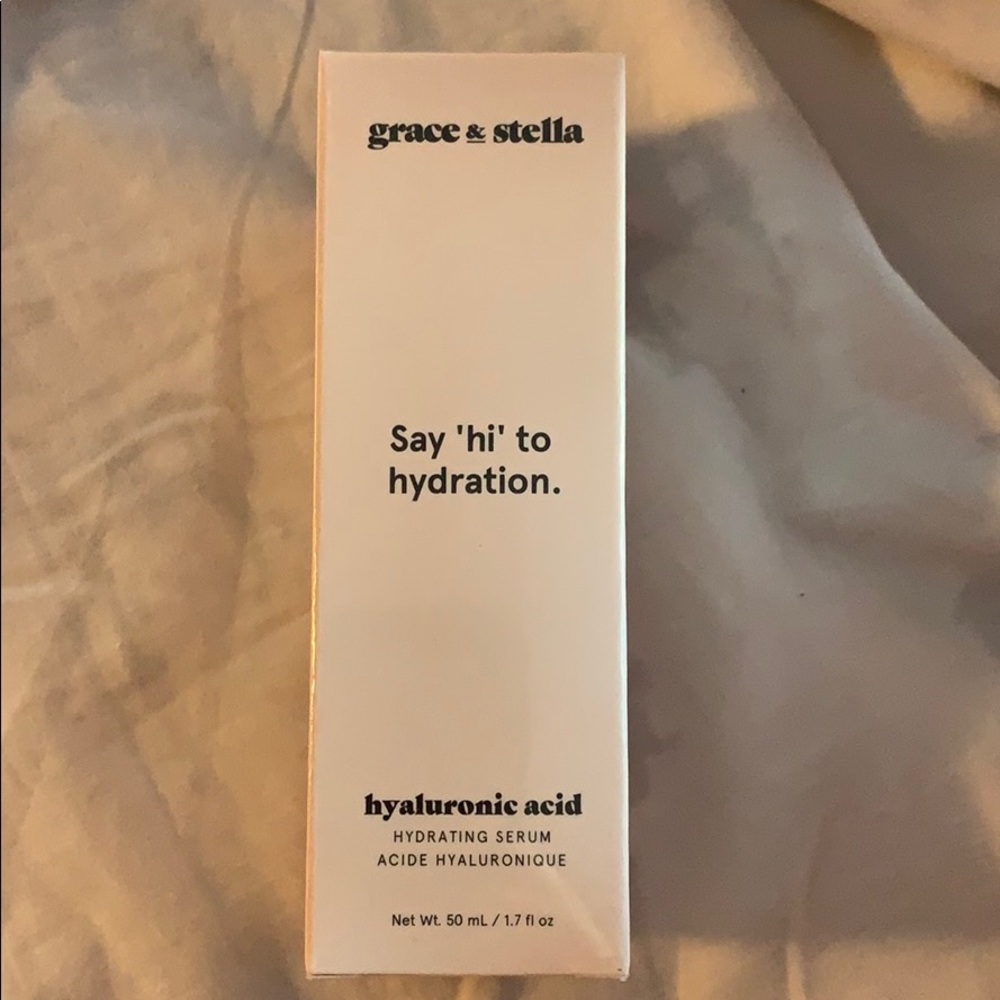 Grace and Stella hyaluronic acid.